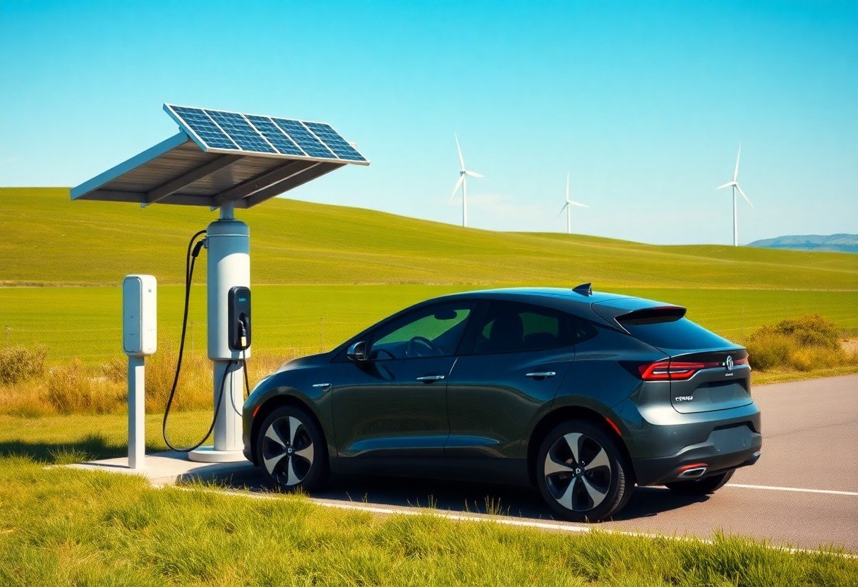 دور السيارات الكهربائية في تقليل البصمة الكربونية